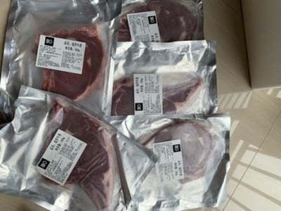 澳洲进口 霸气原切战斧牛排 5片  共1500g 图3