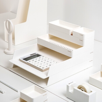NUSIGN 纽赛 NS001 桌面文件托盘6件套 净白 +凑单品 图1