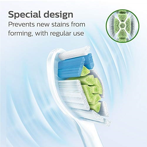 PHILIPS 飞利浦 Sonicare W Optimal HX6068/12 蓝牙刷头 8个装 白色 图5