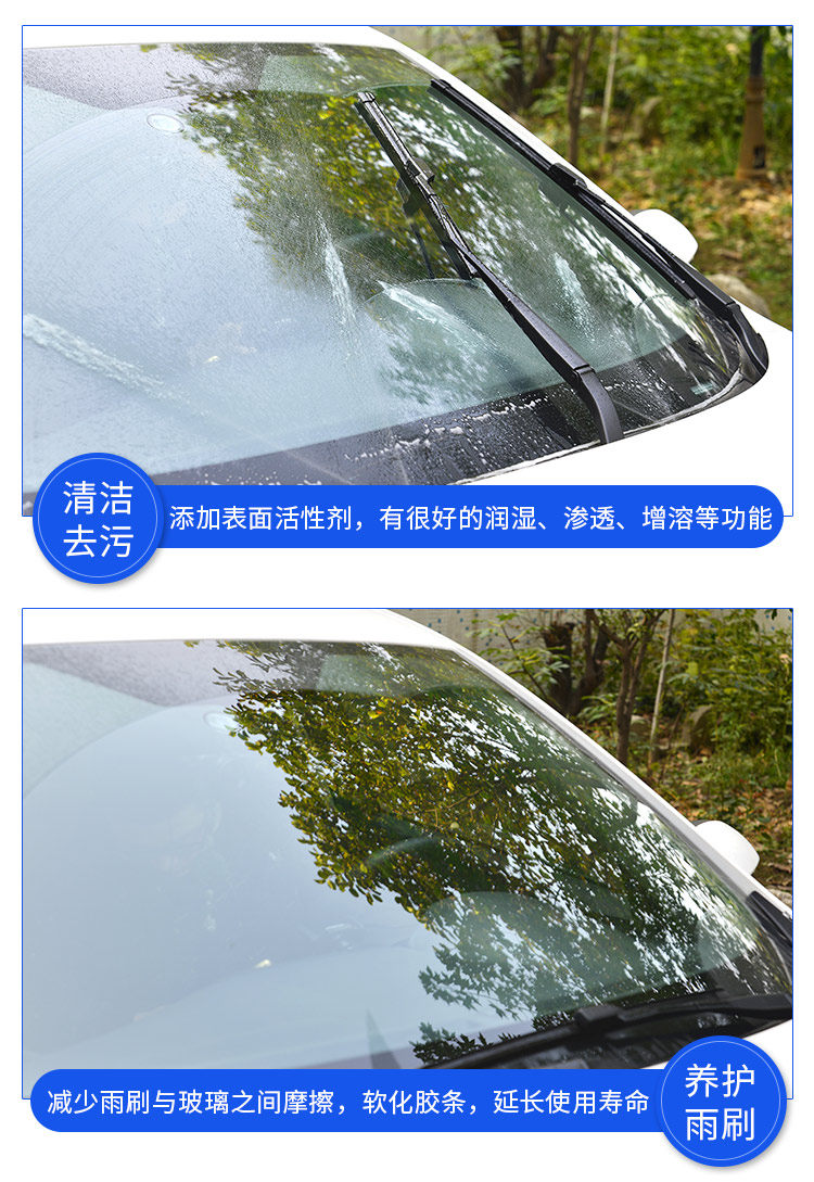 御玛轩 -25°汽车玻璃水 2.6斤*4桶 图5