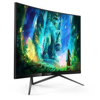 1日0点、双11预告： PHILIPS 飞利浦 328M6FJSB 31.5英寸 MVA曲面显示器（2560×1440、1800R） 图2