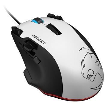 ROCCAT 冰豹 Tyon 钛鲨豹 激光游戏鼠标 白色 图2