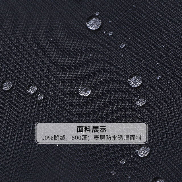 清仓 地球科学家 134克鹅绒 高端防风防雨 男中长款冲锋衣羽绒服 图4