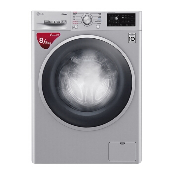 京东PLUS会员： LG FLD80R2L 8KG 变频 洗烘一体机 图1