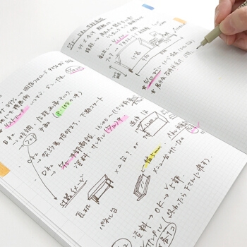 KOKUYO 国誉 KE-SP2-2N Drawing+索引方格 笔记本子 A5/256页 图4