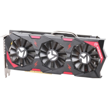 MAXSUN 铭瑄 GTX1050Ti JetStream 4G 游戏显卡 图1