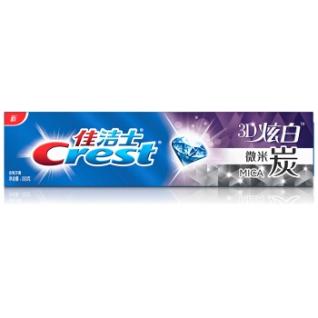 Crest 佳洁士 3D炫白 微米炭 牙膏 180g *2件 图3