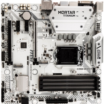 11日0点： msi 微星 B360M MORTAR TITANIUM迫击炮钛金版 主板 图1