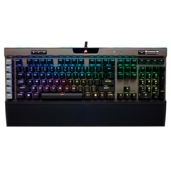 11日0点、双11预告： USCORSAIR 美商海盗船 K95 RGB PLATINUM 机械键盘 银轴 青铜色 图1