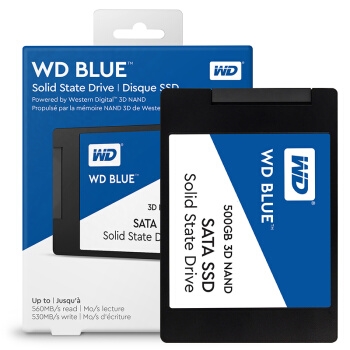 22点开始： WD 西部数据 WDS500G2B0A Blue系列-3D版 SATA 固态硬盘 500GB 图2