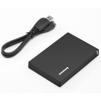 lenovo 联想 F308 小黑 1TB USB3.0 移动机械硬盘 图2