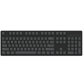 iKBC C104 机械键盘 104键 Cherry轴 红轴 黑色 图1