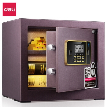 deli 得力 33120 至尊金贵系列 全钢保管箱 36CM 图1