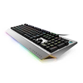 Alienware 外星人 AW768 Pro版 游戏机械键盘 黑银 茶轴 图2