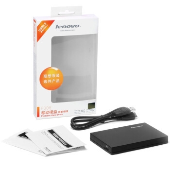 lenovo 联想 F308 小黑 1TB USB3.0 移动机械硬盘 图5
