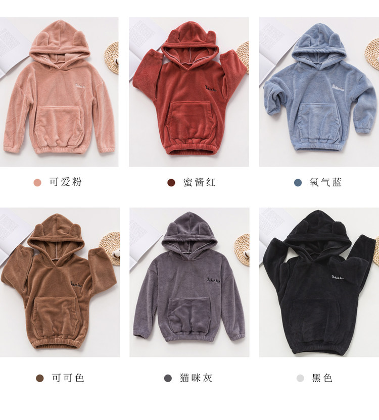 儿童暖暖裤 绒加厚珊瑚绒打男女童裤子 图6