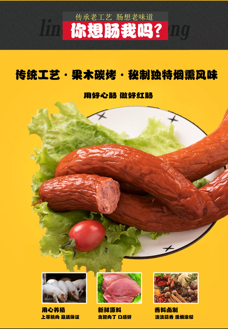 哈尔香 哈尔滨红肠 90g*5 图4