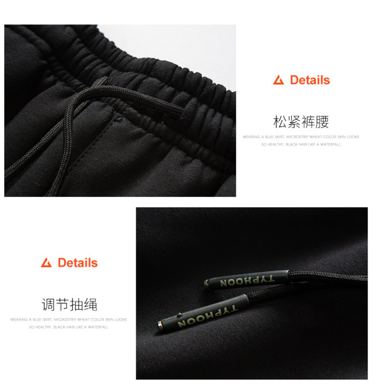 欧梵彬  男士羊羔绒运动休闲裤 图6