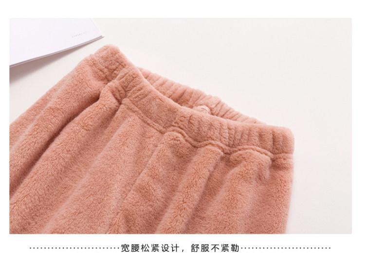 儿童暖暖裤 绒加厚珊瑚绒打男女童裤子 图8