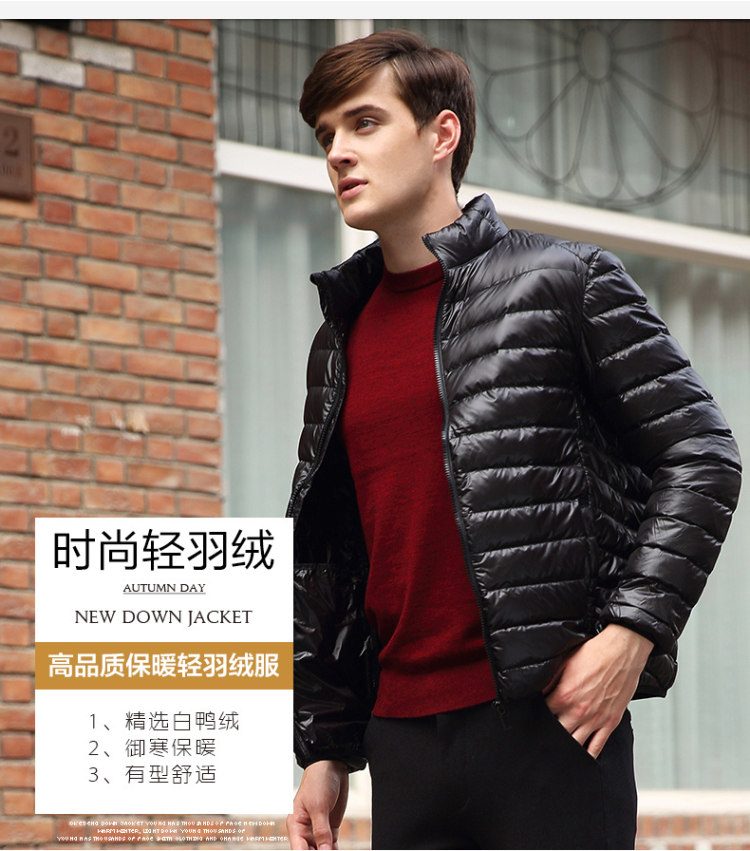 雅鹿 轻薄羽绒服 90%白鸭绒 图1