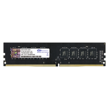 Team 十铨 8GB DDR4 2400MHz 台式机内存条 图1