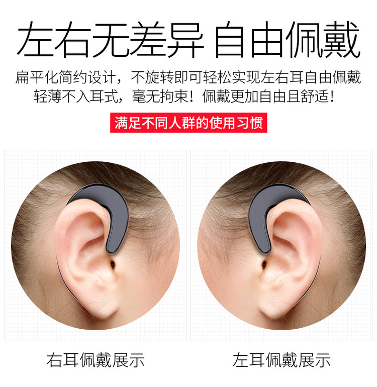 夏新 不入耳蓝牙耳机  长时间佩戴无痛感 图4