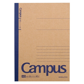 KOKUYO 国誉 Campus 胶装笔记本 A5/40页 4本装 *5件 图4
