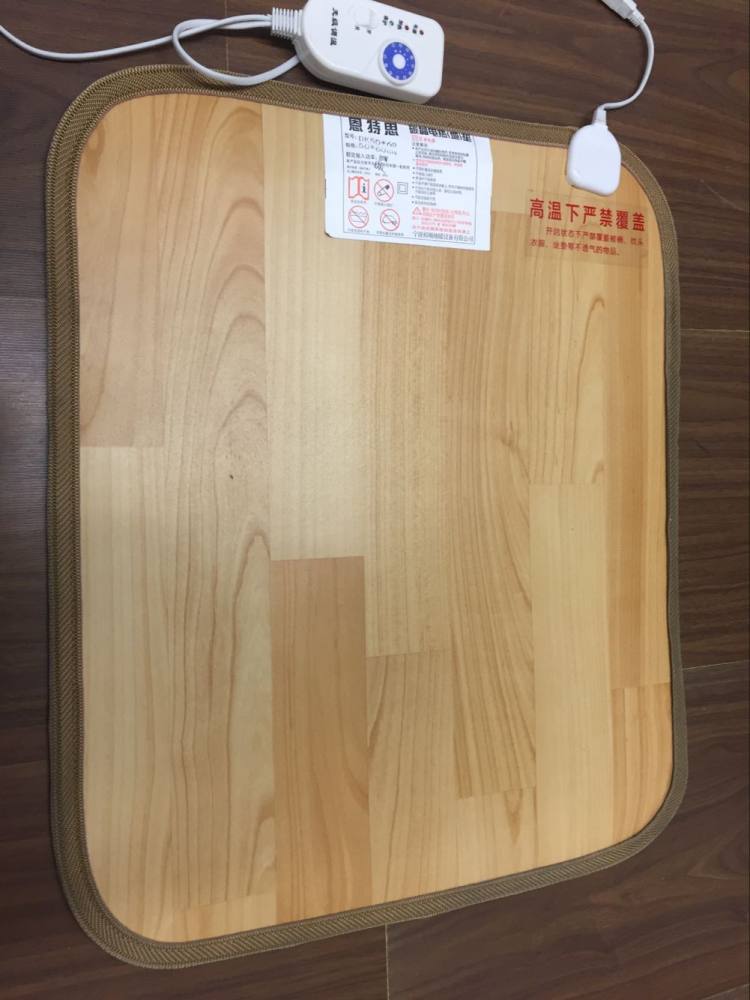 我们买过 韩国进口 恩特思 可遥控木纹色碳晶地暖垫 50*35cm 2秒速热 图2