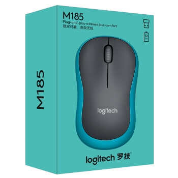 Logitech 罗技 M185 无线鼠标 蓝 图5