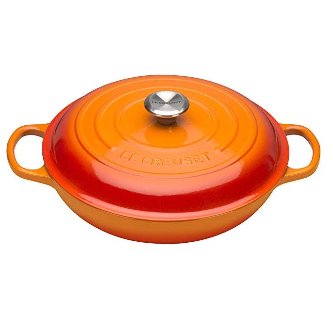 Le Creuset 酷彩 珐琅铸铁浅底锅 30cm 图1