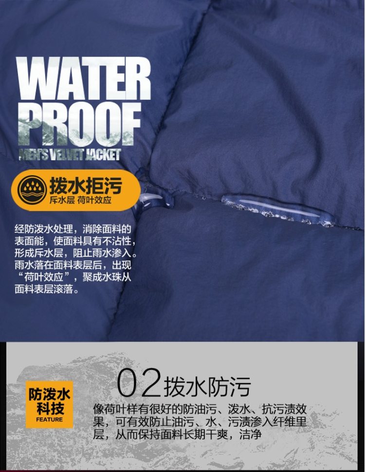 君羽 18冬季款 800蓬147克90%鹅绒 男超轻加厚羽绒服 可抗-15℃ 图6