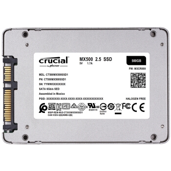 crucial 英睿达 MX500 SATA3 固态硬盘 500GB 图4