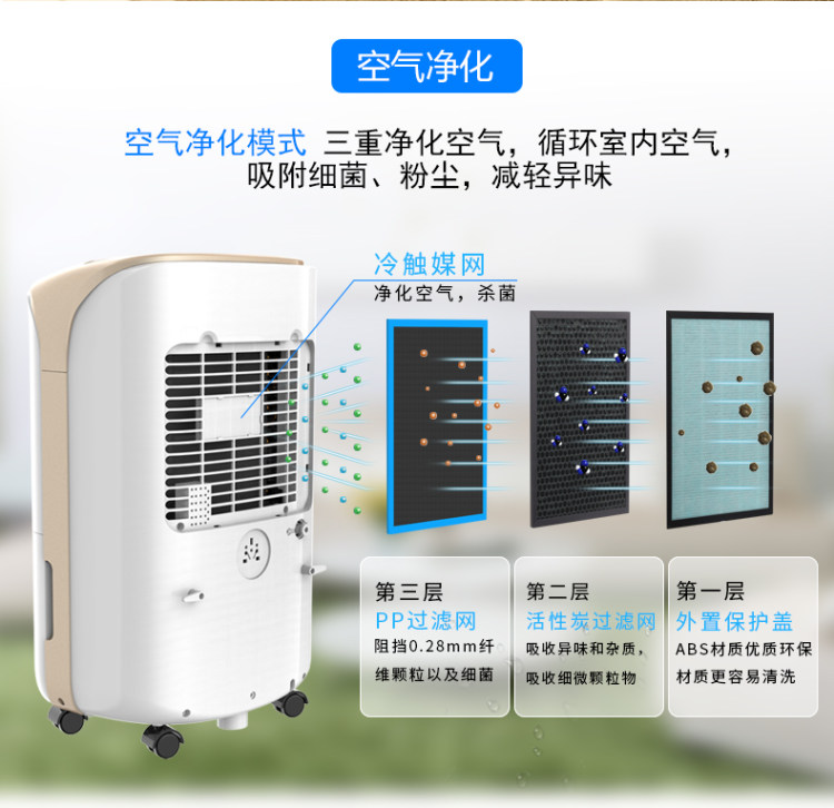 赛特斯 工业级大功率 静音除湿机 4L水箱容量 可外接水箱 图9