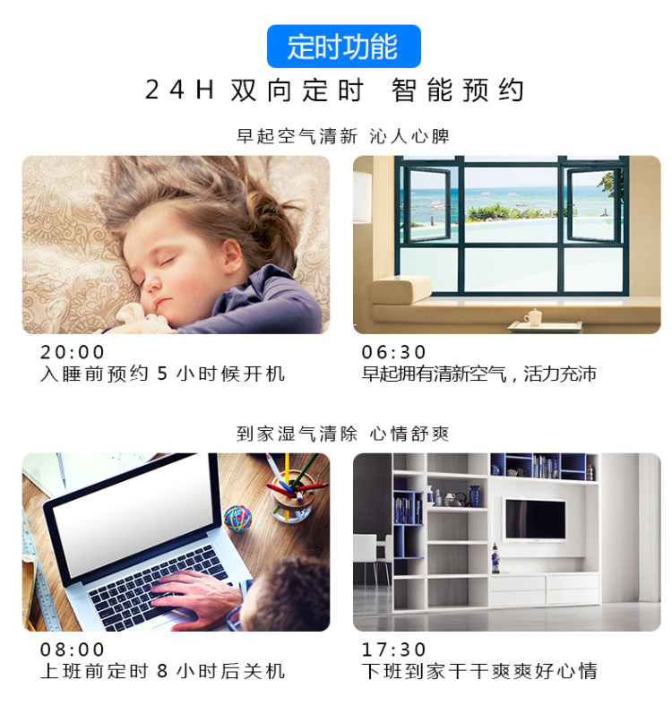 赛特斯 工业级大功率 静音除湿机 4L水箱容量 可外接水箱 图13