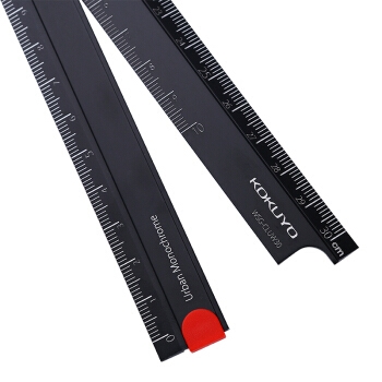 KOKUYO 国誉 WSG-CLUW30 折叠式铝制直尺子 16cm *5件 图2