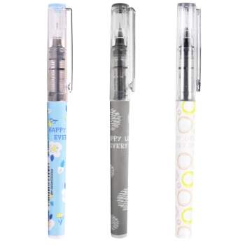Snowhite 白雪 X881 直液式走珠笔 0.38mm 黑色 12支 *5件 图3