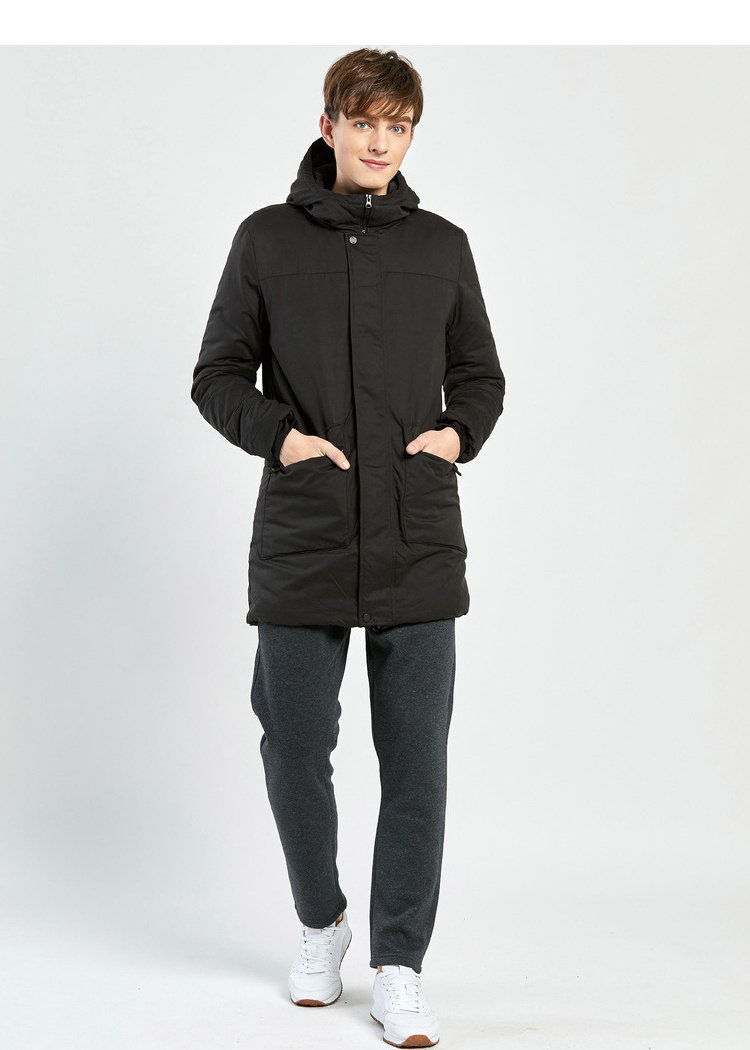 真维斯 男士加厚款 中长款工装棉服 图5