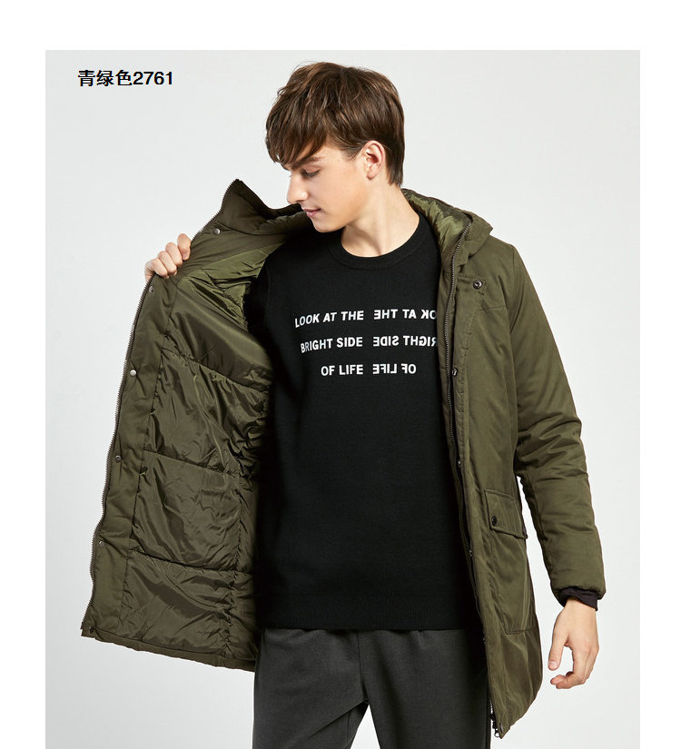 真维斯 男士加厚款 中长款工装棉服 图6