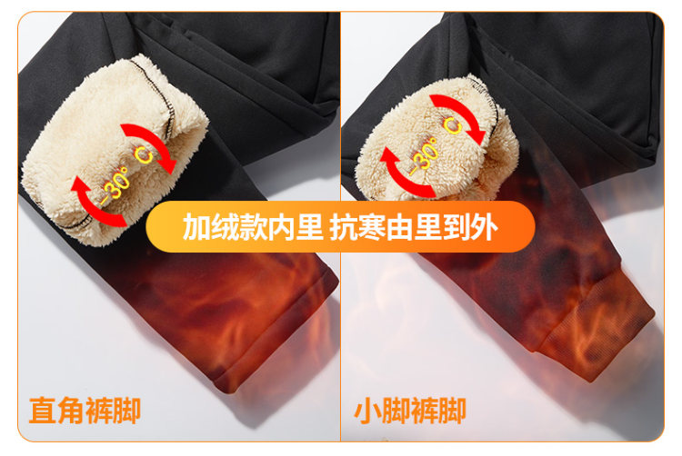 男士卫衣 秋冬季休闲加绒加厚 图2