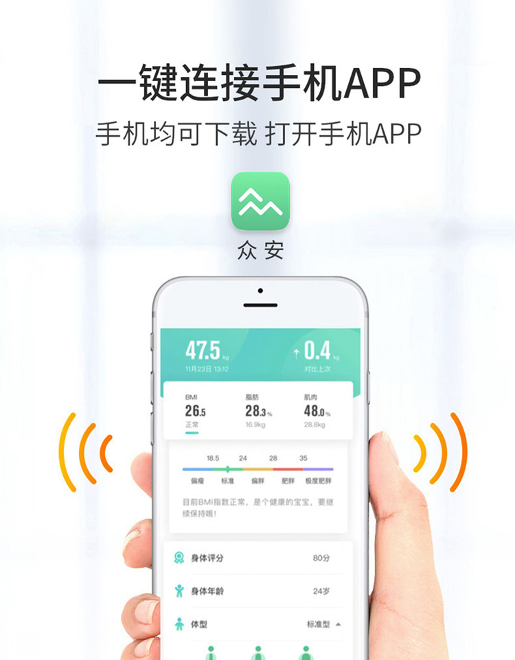 南极人 精准智能app体脂称 图4