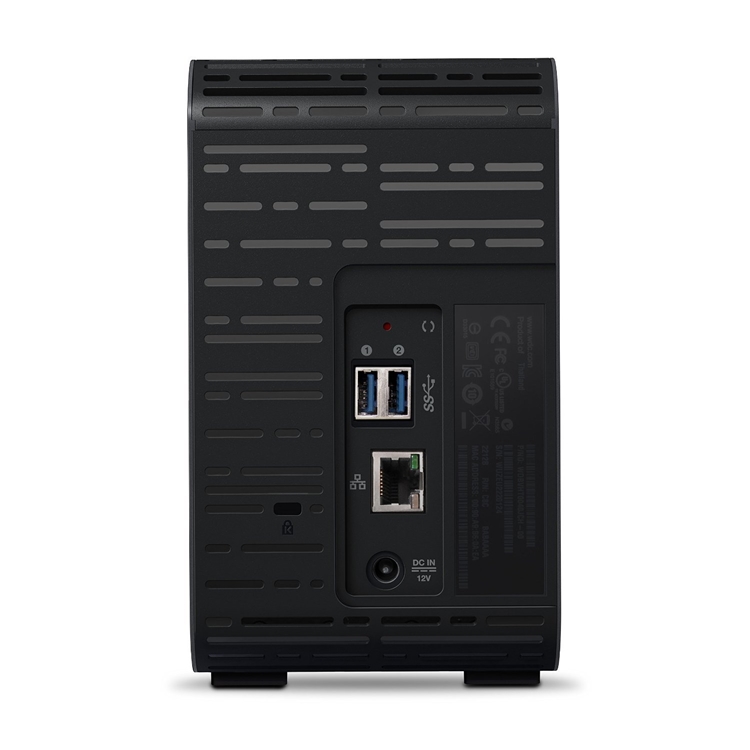 WD 西部数据 Diskless My Cloud EX2 Ultra 双盘位NAS 16TB 图2