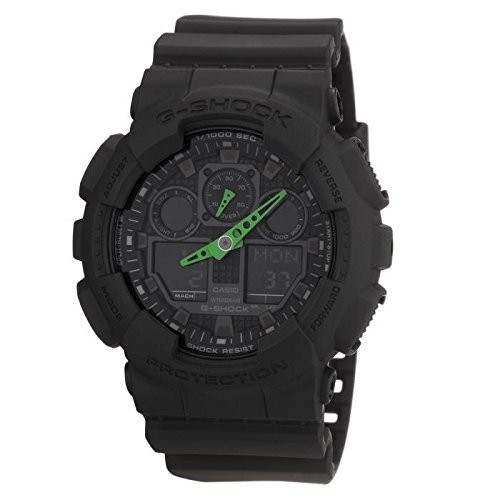 CASIO 卡西欧 G-SHOCK系列 GA-100C-1A3ER 多功能双显运动手表 图1