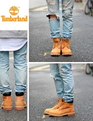 Timberland 添柏岚 6英寸 12909 大童款工装靴 图4
