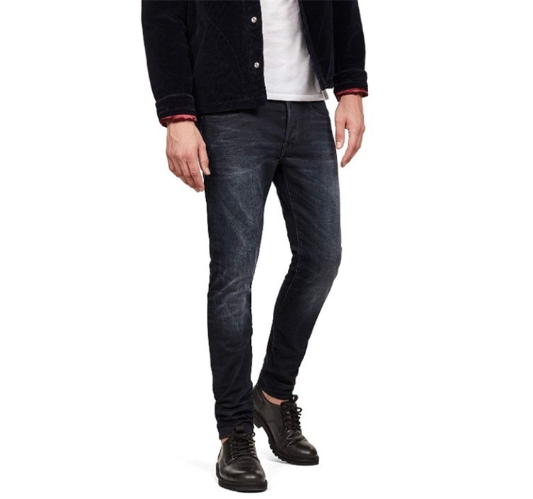 中亚Prime会员： G-STAR RAW 男式3301修身牛仔裤 图1