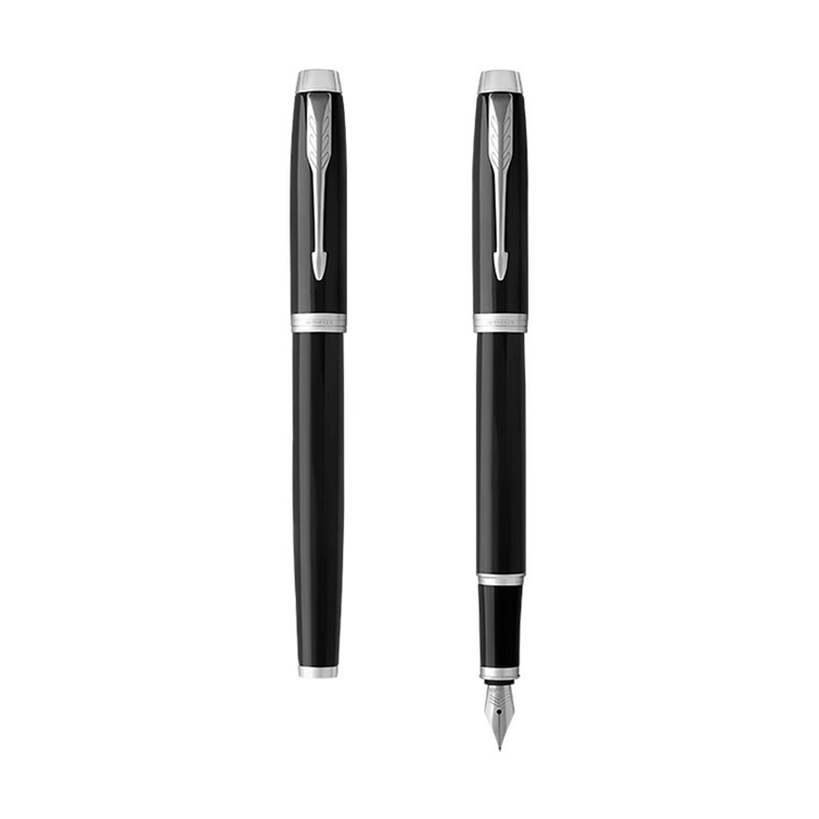中亚Prime会员： PARKER 派克 新款IM系列 钢笔 F尖 丽雅黑白夹 *2件 图1