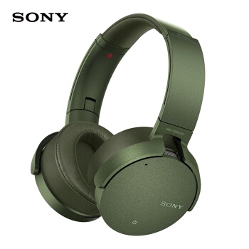 黑五全球购、中亚Prime会员： SONY 索尼 MDR-XB950N1 头戴式降噪耳机 绿色 图1