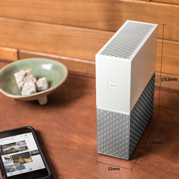 WD 西部数据 My Cloud Home 8TB 个人云存储设备 单盘位 图3