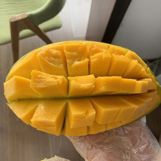 我们买过 超甜又便宜的巨无霸越南大青芒 净重8斤 单果500-1000g 图10