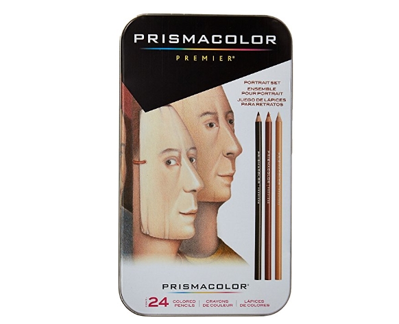 PRISMACOLOR Premier 肖像套装 软芯彩色铅笔 24色 图1