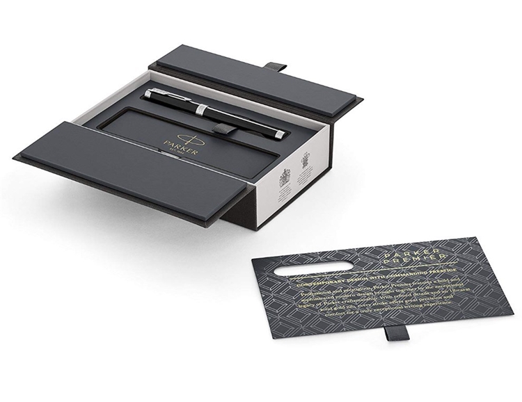 PARKER 派克 Premier首席系列 钢笔 F尖 纯黑丽雅白夹 图2